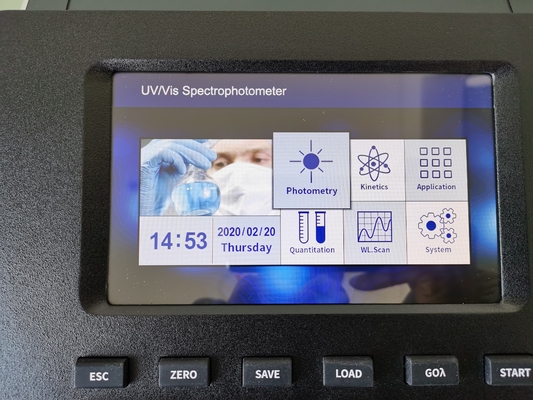 実験室用水検査 エッセンシャル 1nm ゼノンランプ ダブルビーム UV ビジュアルスペクトロフォトメーター