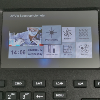パーソナライズされたサポート 190-1100nm フル機能シングルビームUV可視スペクトロフォトメートル