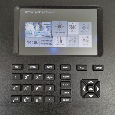 1nm UV/VISスペクトロフォトメーター 散乱光≤0.05%T 220 と 190-1100nm 波長範囲