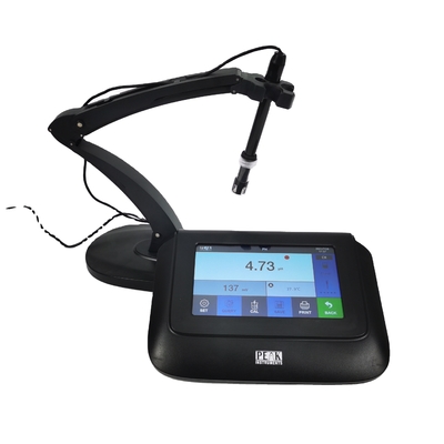ピーク 計器 ベンチ トップ 7 インチ LCD タッチスクリーン PH メーター pH 測定範囲 -2-19.99 pH