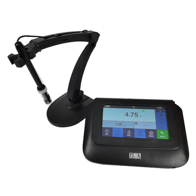 PEAK 計測器 ベンチトップ pH メーター 6.5 インチ タッチスクリーン 3 点校正 0-100C ATC