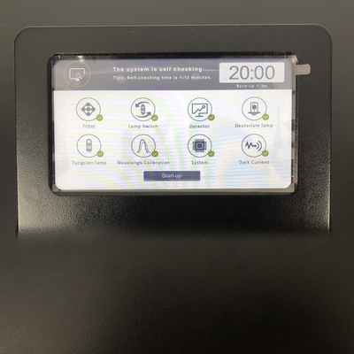 LCDタッチスクリーン シングルビームUV可視スペクトロフォトメーター 安定性0.002A 500nm