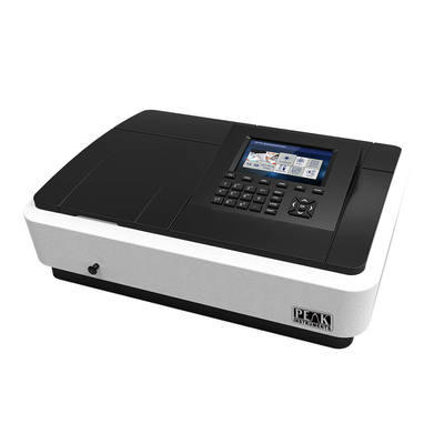 高精度 190-1100nm UV-Vis ダブルビームスペクトロフォトメーター 360nm 流光